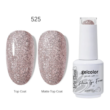 Arte Clavo HEMA TPO FREE Gel Nail Polish 15ML Long Lasting For Manicure Semi Permanent Nail Art UV LED Gel Varnish Nail Supplies