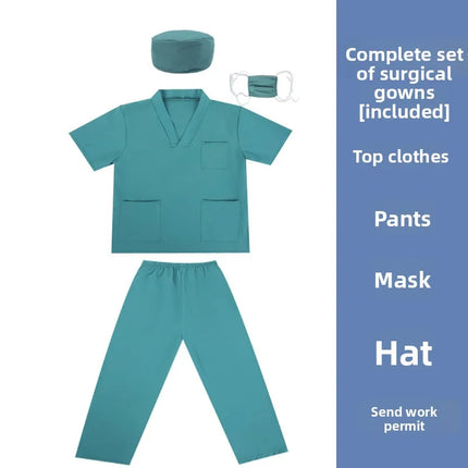 Children's Doctors Nurses Costume Sets Role-playing with Pretend Costumes Preschool Education School Performances