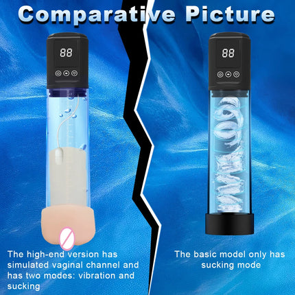 Fully Automatic Penis Exercise Airplane Cup Male Sucking Vibration Masturbation Exercise Device Adult Supplies Training Device