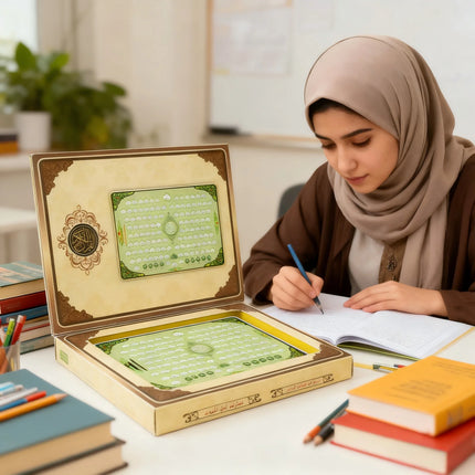 Al-Huda Quran Electronic Tablet Full Quran Recitation Kids Arabic Learning Device Audio Islamic Educational Toy for Children