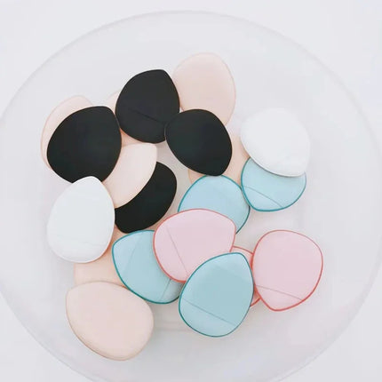 3/10Pcs Mini Finger Puff Foundation Small Air Cushion Powder Sponge Face Concealer BB Cream Cosmetic Applicator Makeup Tools