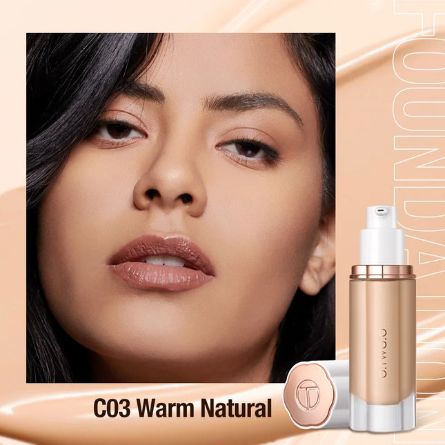 Soft Matte Foundation Liquid Lightweight Natural Finish Long Lasting Hydrating Oil Control Face Makeup for Woman Daily Wear