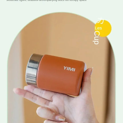 230ml Mini Stainless Steel 316 Thermos Mug Fashion Portable Pocket Vacuum Flask Coffee Tea Thermal Water Bottle Tumbler