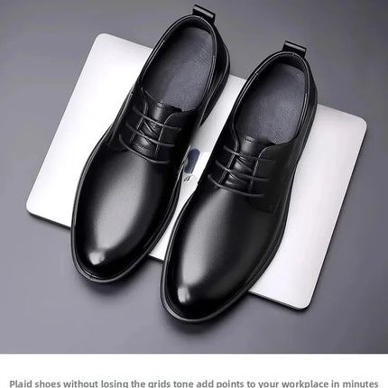 Soft Leather Casual Wedding Shoes for Men New Style Business Formal Breathable Autumn British Korean Version Pointed Toe Groom S