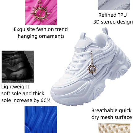Women's four seasons outdoor sports shoes pure white water platform summer sandals soft sole cushioned running shoes for women