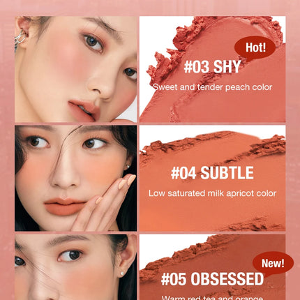 O.TWO.O Lipstick Blush Stick 3-in-1 Eyes Cheek and Lip Tint Buildable Waterproof Lightweight Cream Multi Stick Makeup for Women