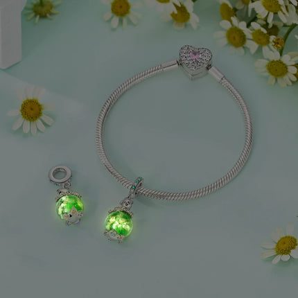Original 925 Sterling Silver Charm Bead Balloon Poodle Cute Puppy Heart Charm Fit Bracelet Bangle Pendant Women DIY Jewelry Gift