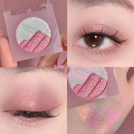 Pink Diamond Highlight Palette Glitter Mashed Potatoes Highlighter Makeup Gel Face and Body Brighten Natural Contour Shadow