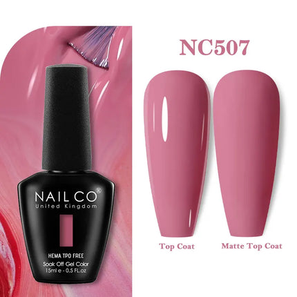 NAILCO 131Colors TPO FREE HEMA Vernis Semi Permanent UV Varnish Gel Nail Polish Nails Art Gel Manicure TOP BASE Varnish Hybrid