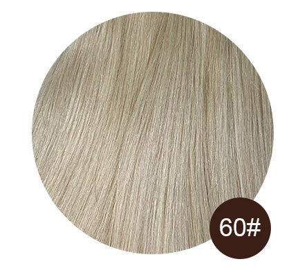 100% Human Human Hair Hair Weft 7pcs 24inch Straight Clip In Extensions #60 P27-613 Party Hair Wholesale