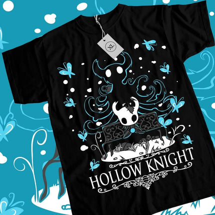 Hollow Knight SilkSong Retro Women Men T-Shirt Indie Game T-Shirt Casual Cotton Top Female Male Clothing High Quality Streetwear