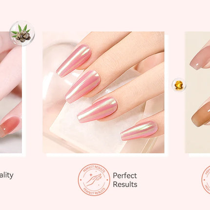 SAVILAND 12 Color Pastel Nail Polish Set Quick Dry Non Gel Formula with Castor Oil Base Top Glossy Coat for Manicure Art