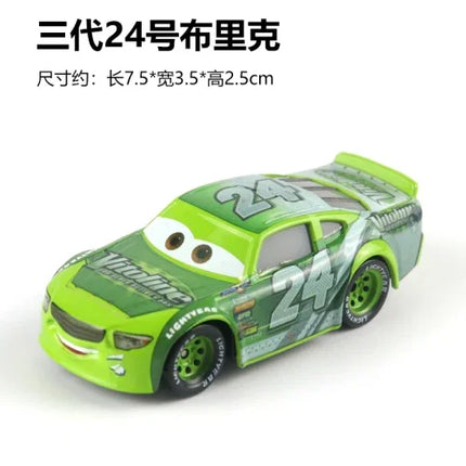 All Style Pixar Cars Metal Diecast Cars Model Lightning McQueen Alloy Car Number 4.19.28.36.51 101 Racing Series Toy
