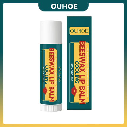 Mint Beeswax Lip Balm Improve Dryness Reduce Dead Skin Fade Lips Lines Non-Sticky Moisturizing Brighten Lipstick Daily Lip Care