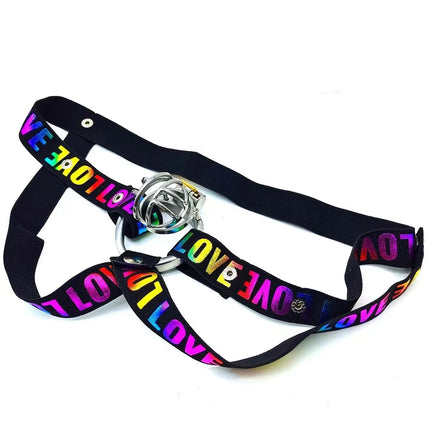 Cock Cage Auxiliary Belt Underwear Male Chastity Device Elastic Band Accessories Adjustable Rope Penis Rings Sex Toys For Men