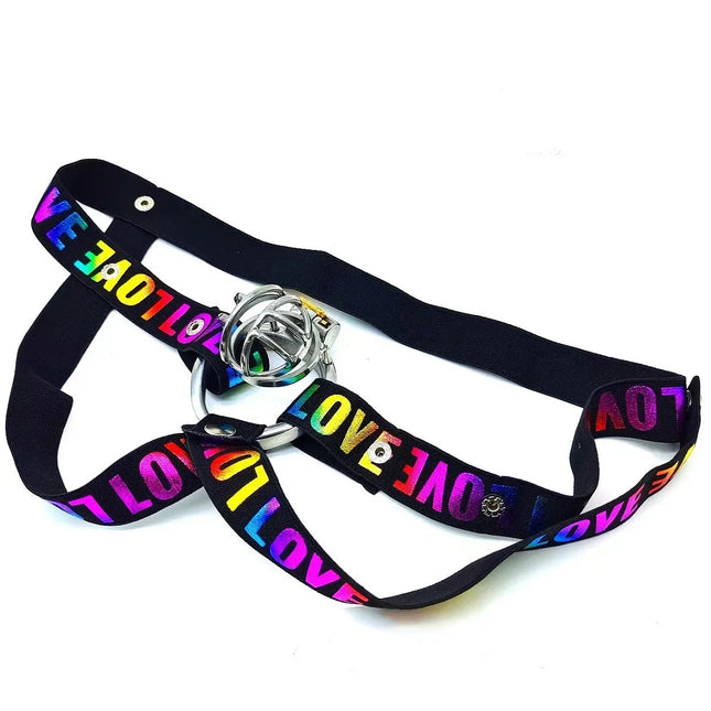 Cock Cage Auxiliary Belt Underwear Male Chastity Device Elastic Band Accessories Adjustable Rope Penis Rings Sex Toys For Men