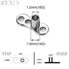 Style 1-Base / Retainers & Hide-it Jewelry / 4mm-diameter