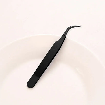 Macaroon Nail Art Decor Eyelashes Tweezers Tweezer Scrapbook Sticker Tapes Picking Stainless Clips DIY False Eyelashes Tools
