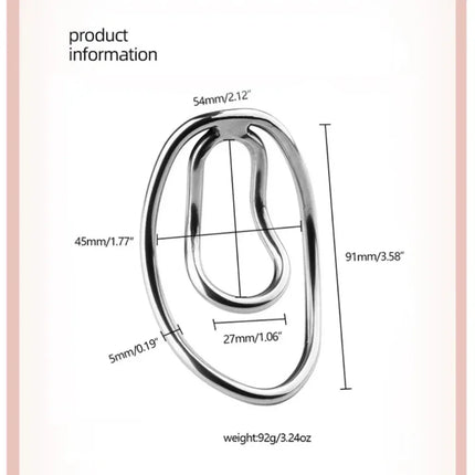 Sissy Hollow Fufu Clip Penis Hide Lock Chastity Lock Male Urethral Chastity Device Pussy Training Clip Cock Cage Sex Toy for Men