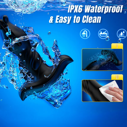 Remote Control Anal Vibrator 9 Tension Shock Flapping Thrusting Vibrating Butt Plug Trainner Prostate Massager Sex Toys for Men