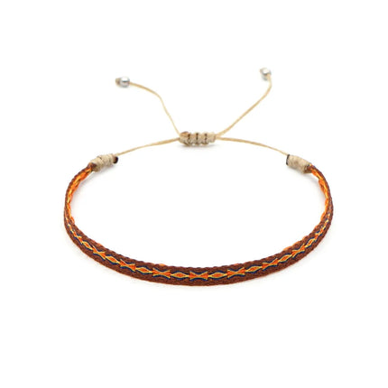 KKBEAD Wholesale Handwoven Bracelet Colombia Cloth Braided Wristband Bracelets for Women Men Gift Hippie Boho Friendship Jewelry