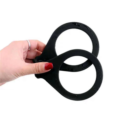 Silicone Sex Handcuffs Restraints Set, Adjustable Soft Cuffs For Couples Role Play,Bondage Starter Kit With Wrist Restraints