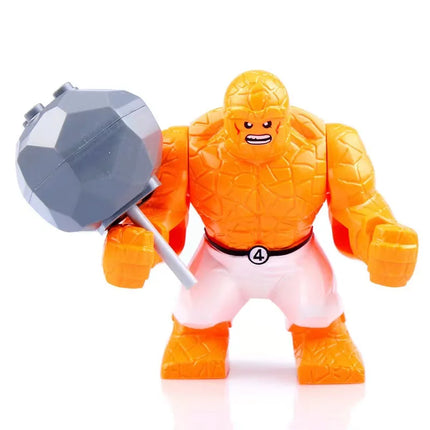 Building blocks, Marvel superheroes, assembled dolls, Spider Man, Iron Man, Venom, Shark, Deadpool, DIY gifts, children's toys
