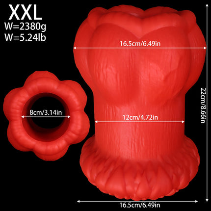 Super Big Buttplug S/XXL Silicone Hollow Anal Toy Fisting Huge Butt Plug Vaginal Anal Speculum Dilator Anal Enema Flushing Adult