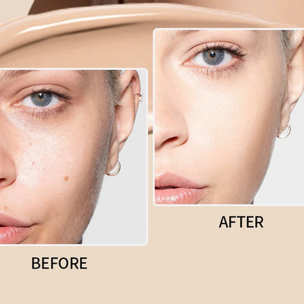 Bronze Foundation Stick Serum Boosted Skin Tint Silky Texture Moisturizing Coverage Concealer Base Even Skin Tone Makeup