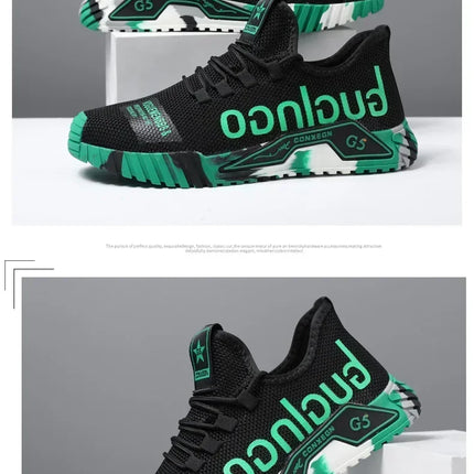 Runing Sport Fashion High Top Sneakers Zapatillas De Deporte 2024 Men Casual Mesh Shoes Light Soft Breathable Vulcanize Shoes