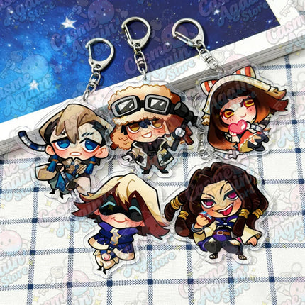 Anime Gachiakuta Keychain Accessories Bag Enjin Riyo Rudo Zanka Jabber Cartoon Chibi Keyrings Jewelry Manga Fans Gifts