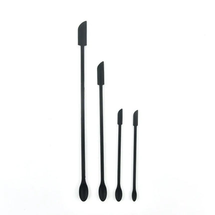 Spatula Cosmetics Digging Spoon Mini Silicone Double-headed Small Sharp Scraper Butter Jam Scraping Spoon 3-piece Set Scraping
