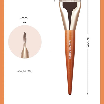 1Pcs Professional Super Thin Foundation Concealer Cream Makeup Brush Liquid Foundation Face Base Brush Make Up Tools