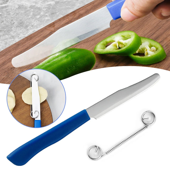 2 in 1 Kitchen Peeler Vegetable Fruit Peelers Quick Slicing Cutter with Spring Potato Shredder Carrot Peeler Kitchen Gadgets