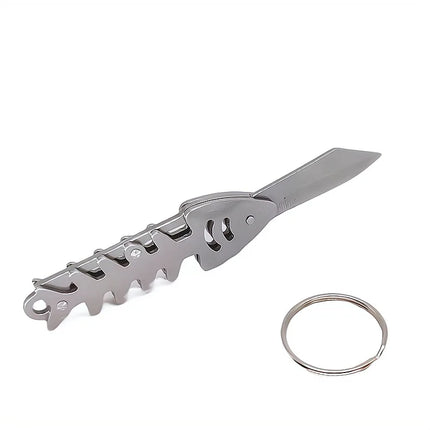 Portable Tactical Knife Knife Keychain Edc Tool for Utility Adventure Survival