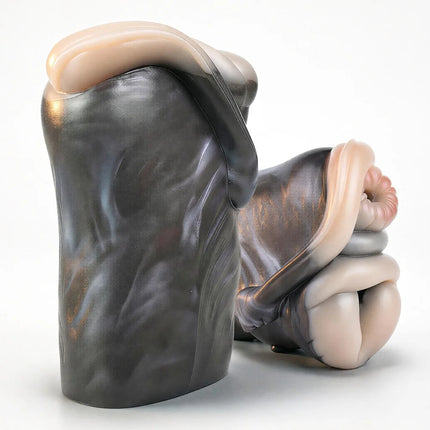 GEEBA Dual Channel Soft Silicone Male Masturbator Realistic Vagina Pocket Pussy Men's Stroker Adult18+ Onahole Sex Toys For Men