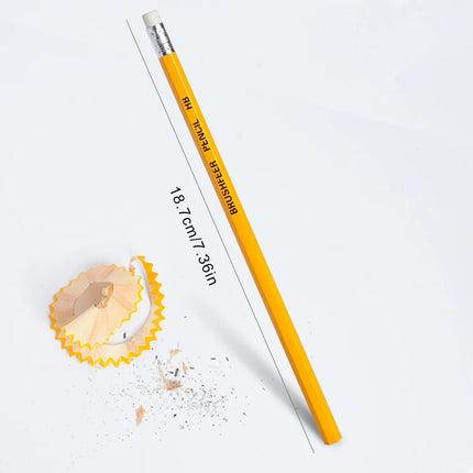 Yellow Wooden HB Pencils with Erasers for School Office Art Drawing  Bulk Pack of 100/50/30/20/10 Pcs for All Your Writing Needs