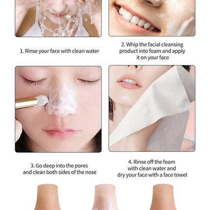 5/20/50pcs Eyelash Cleaning Brush Lash Shampoo Brush for Eyelash Extensions Peel Off Nose Pore Blackhead Remover Makeup Tool