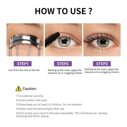 5d Mascara for All Eye Lash Mascara Waterproof Lengthening and Volume Cosmetics Makeup Woman Eyelash Black Brown Effect Extended