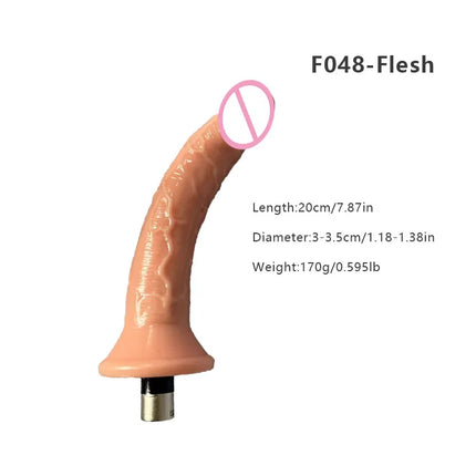 Sex Machine Attachments Realistic Dildos with 3XLR Connector for Love Machines Accessories Sex Toys for Women Masturbation