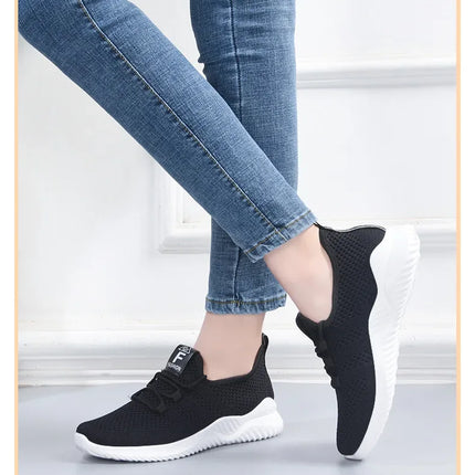 2025 Sports Running Shoes Women's Mesh Breathable Walking Women's Sports Shoes Comfortable and Fashionable Casual Sports Shoes