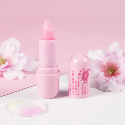 Sakura Lip Balm Nourishing Refreshing Hydrating & Moisturizing Preventing Cracking Repairing for Daily Care Lip Balm