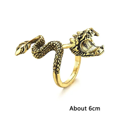 1PC Cigarette Holder Rack Dragon Ring Finger Clip Smoke Cool Gadgets for Man Gift Smoking Accessory Cigarette Smoker Tool Metal