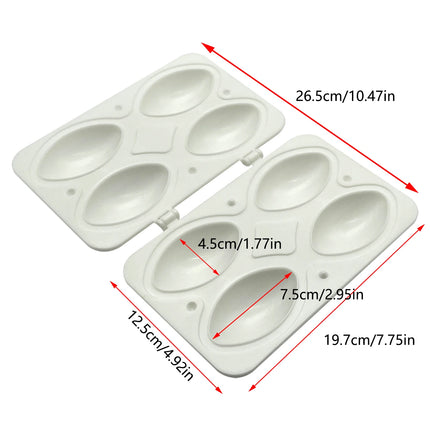 4 Holes  Meatball Maker Manual Meatloaf Mold Maker Kitchen Tools Stuffed Meatball Kibbeh Maker Processor Roll Cake Dessert Decor