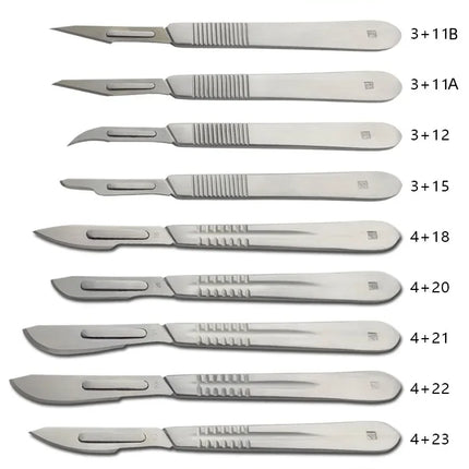 300pcs/3Box Disposable Medical Carbon Steel Sterile Surgical Blades for Eyebrow,Dental,Dissection, Podiatry, Grooming, Lab