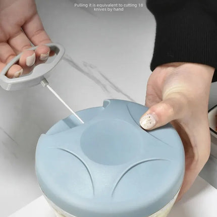 Home Kitchen Manual Ginger Grinder Garlic Mud Splasher Multifunctional Vegetable Cutter Handheld Meat Grinder Modern Minimalist