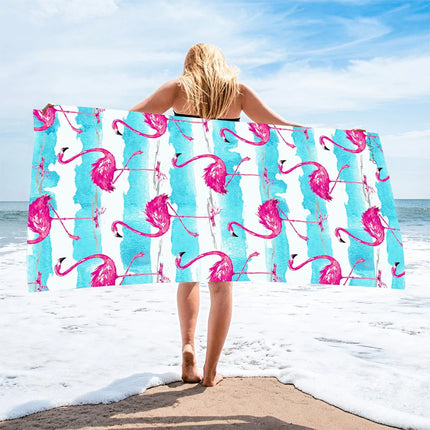 New Hot Selling European and American Dollar Ultra-fine Fiber Beach Towels with Printed Oversized Towels and Bath Towels