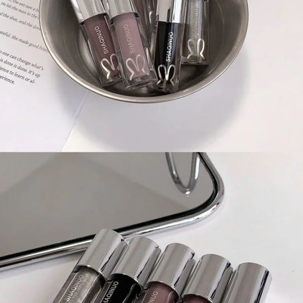 NEW Water Glazed Mirror Lip Gloss Makeup Crystal Nude Jelly Moisturizing Lip Glaze Long Lasting Black Liquid Lipstick Cosmetics