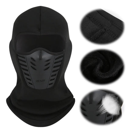 Winter Outdoor Cycling Full Face Mask Windproof Dustproof Keep Warm Face Cover Ski Head Cover Motorcycle Riding Balaclava Cap