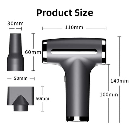 Wireless Hair Dryer High-Power Wind Fast Cleaning Dust Blowing Blow Dryer Household Outdoor USB Multifunctional Hairdryer